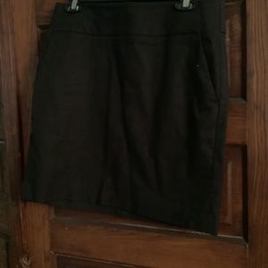 Ann Taylor  black skirt size 6